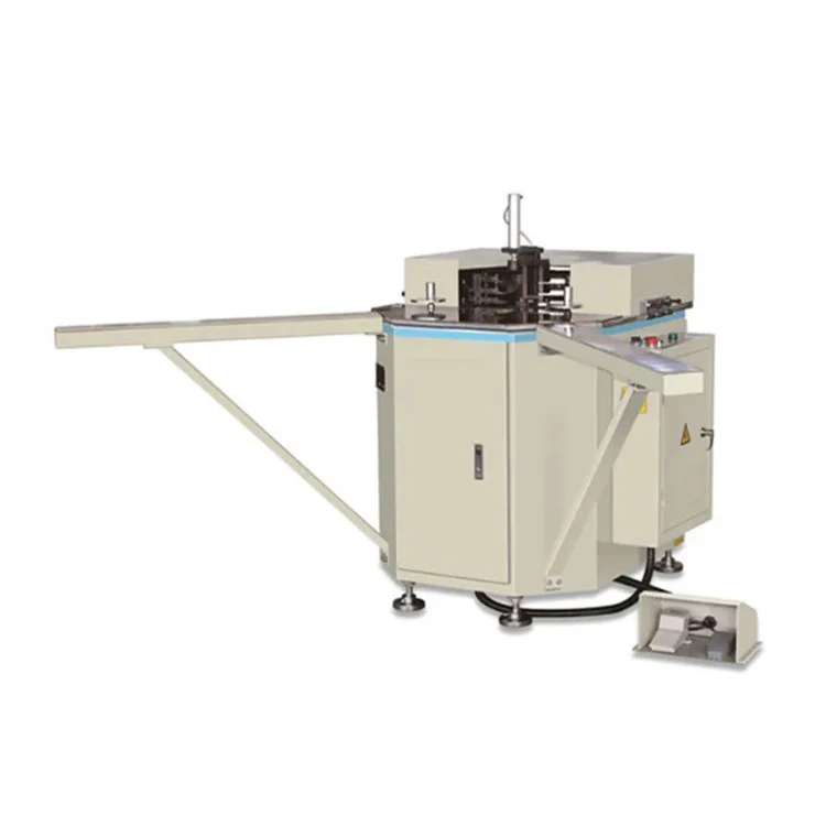 100mm*3500mm γωνιακό μηχάνημα συνδυασμού παραθύρου αλουμινίου με δύο κεφαλές