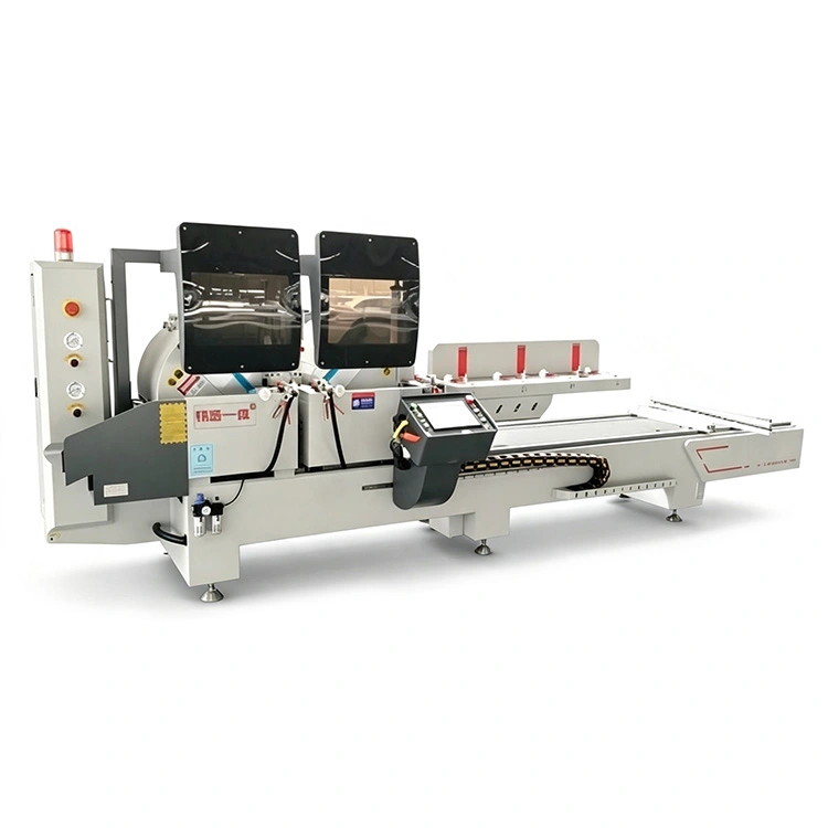 Διπλό πριόνι κοπής CNC για κοπή 45° και 90°